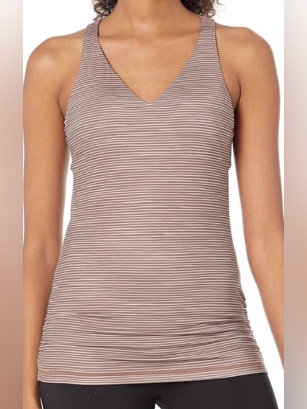 prAna Locano Bra Tank in Moon Quartz Red Size XS